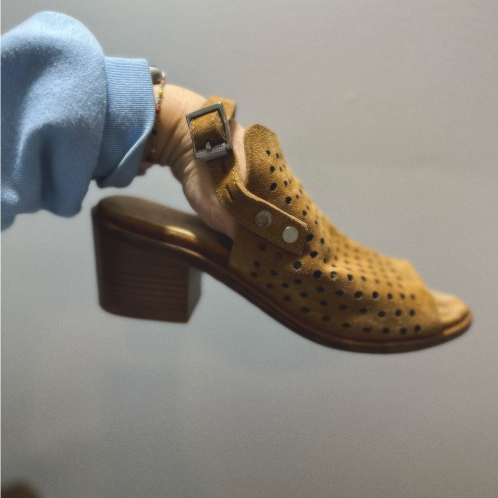Rag & Bone Wyatt Suede Sandals 37.5 - Picture 2 of 4